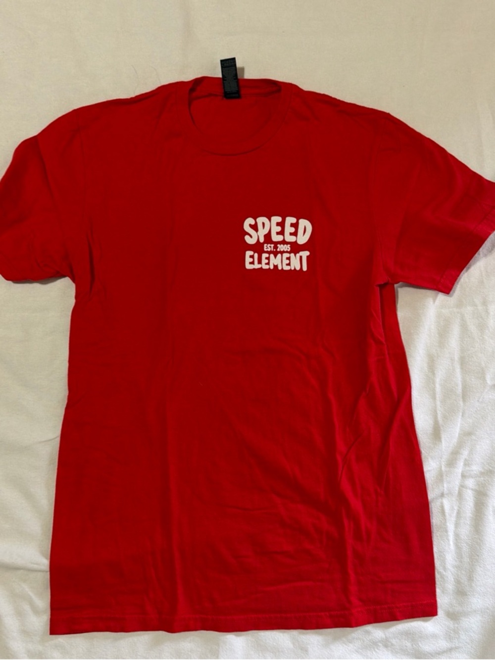 Gildan Red Short-Sleeve 'Speed Element' Graphic Tee